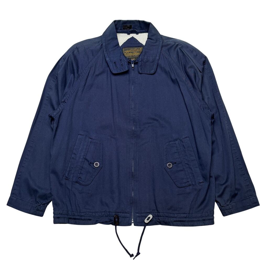Vintage 90s Eddie Bauer Bomber Jacket Men's Medium Harrington Detroit
